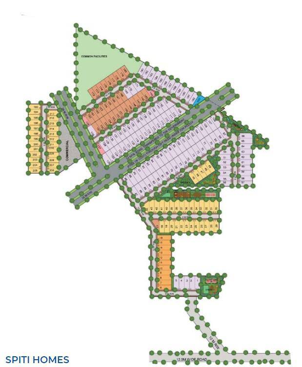 Master or location plan — Spiti Homes