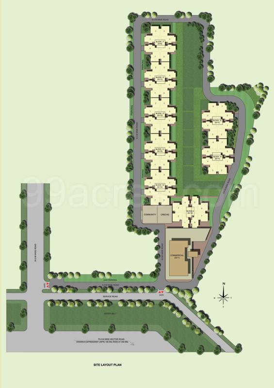 Master or location plan — Suncity Avenue 102