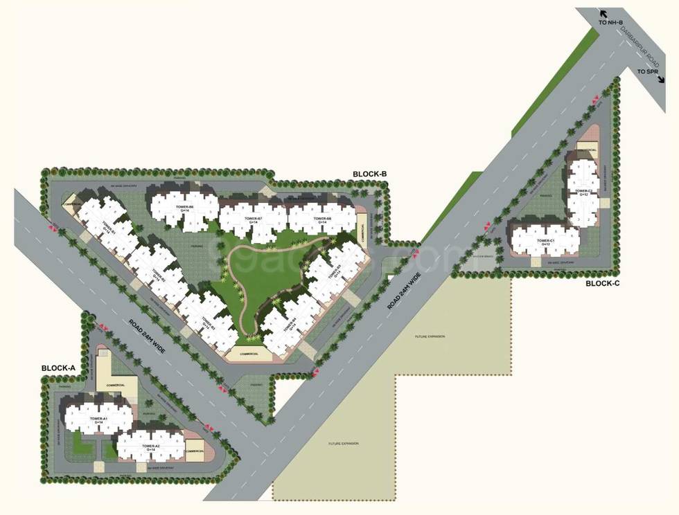 Master or location plan — Suncity Avenue 76
