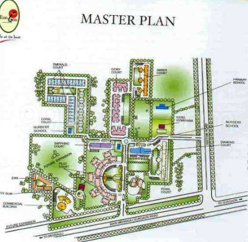 Master or location plan — Suncity Essel Towers