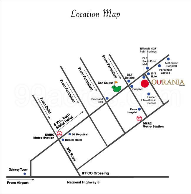 Master or location plan — TDI Ourania