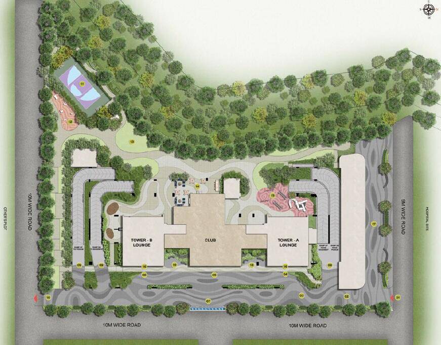 Master or location plan — TREVOC Royal Residences
