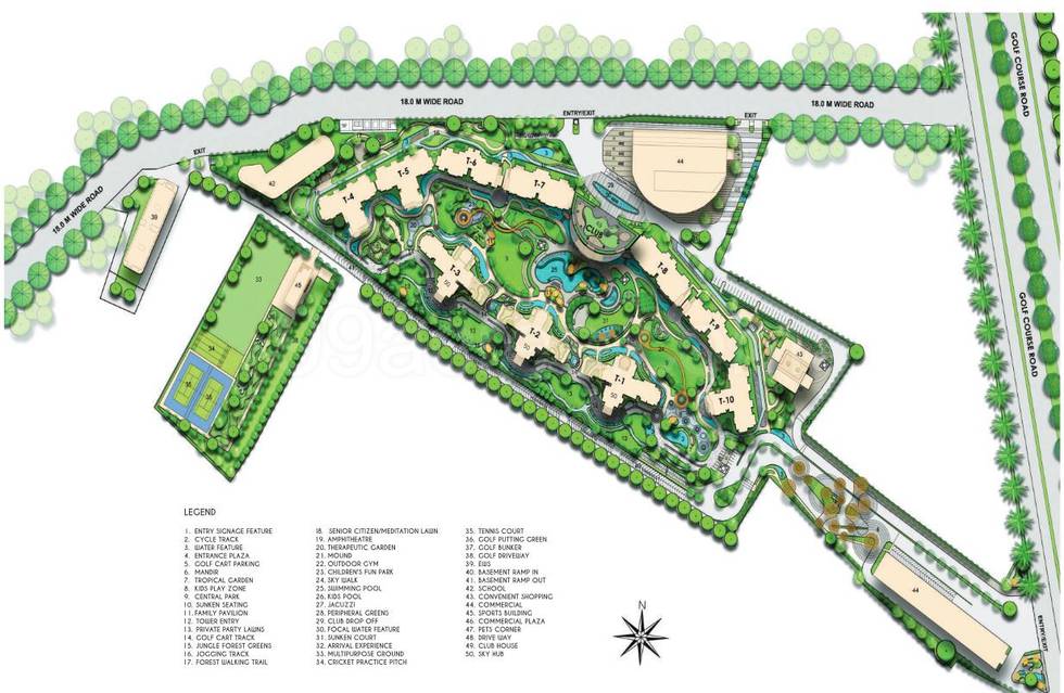 Master or location plan — Tulip Monsella
