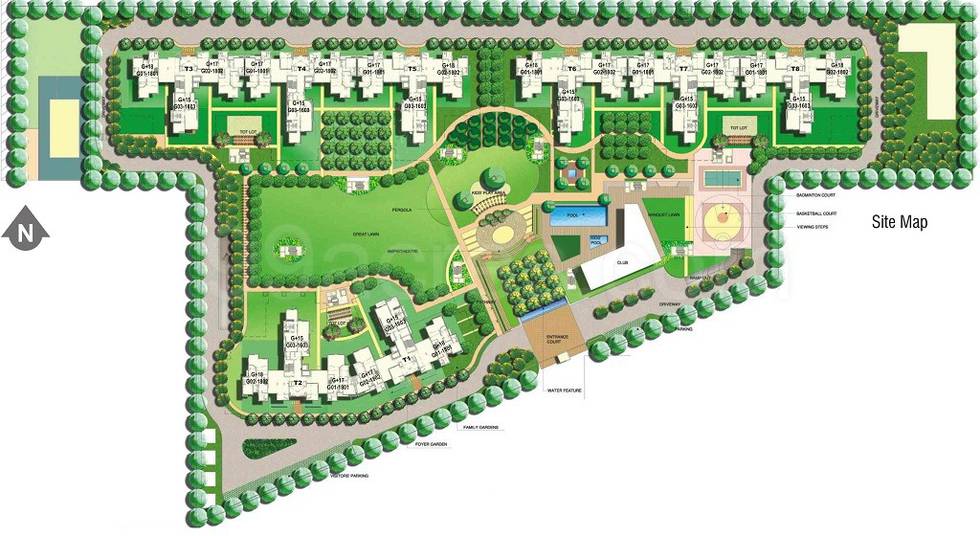 Master or location plan — Unitech Escape