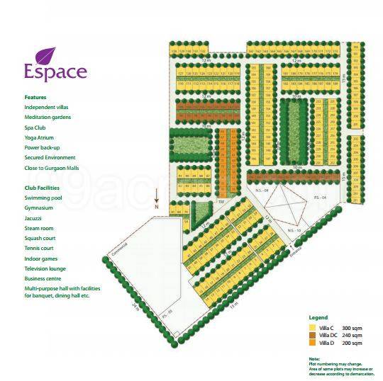 Master or location plan — Unitech Espace