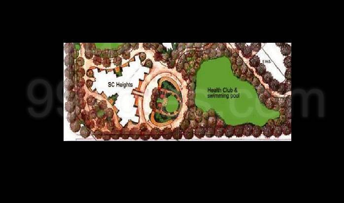 Master or location plan — Unitech South City Heights