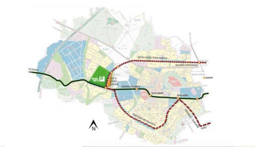 Master or location plan — Vatika INXT Floors