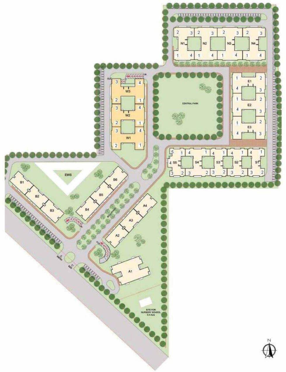 Master or location plan — Vatika Lifestyle Homes