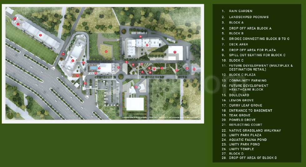 Master or location plan — Viridian The Plaza 106