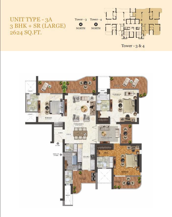 Floor plan, 4S The Aurrum