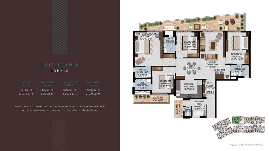 Floor plan, Altura at DXP 92