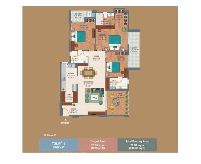 Floor plan, Ashiana Amarah