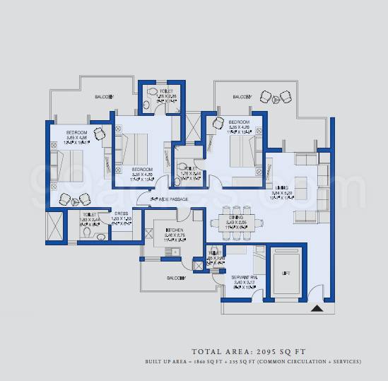 Floor plan, ATS Kocoon