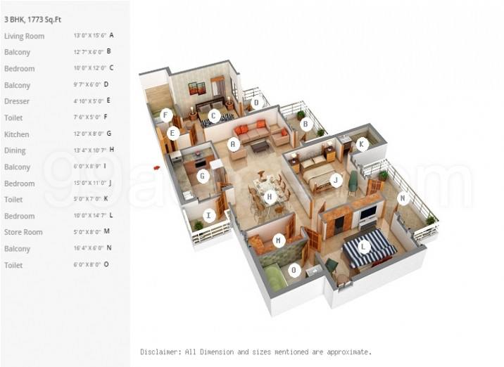 Floor plan, AWHO Sispal Vihar
