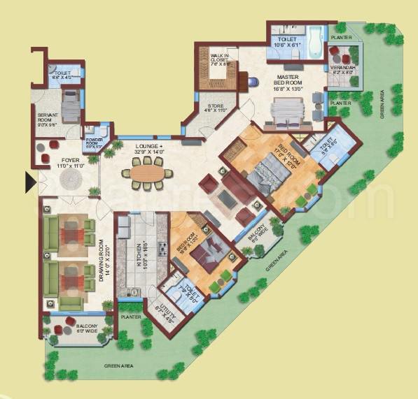 Floor plan, BNB Imperia Tower