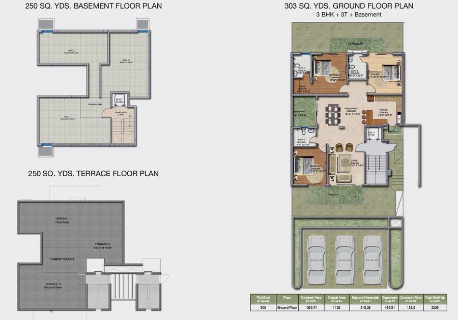 Floor plan, BPTP Amstoria