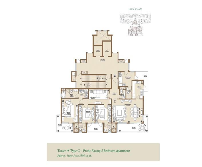 Floor plan, Central Park 2 Bellevue