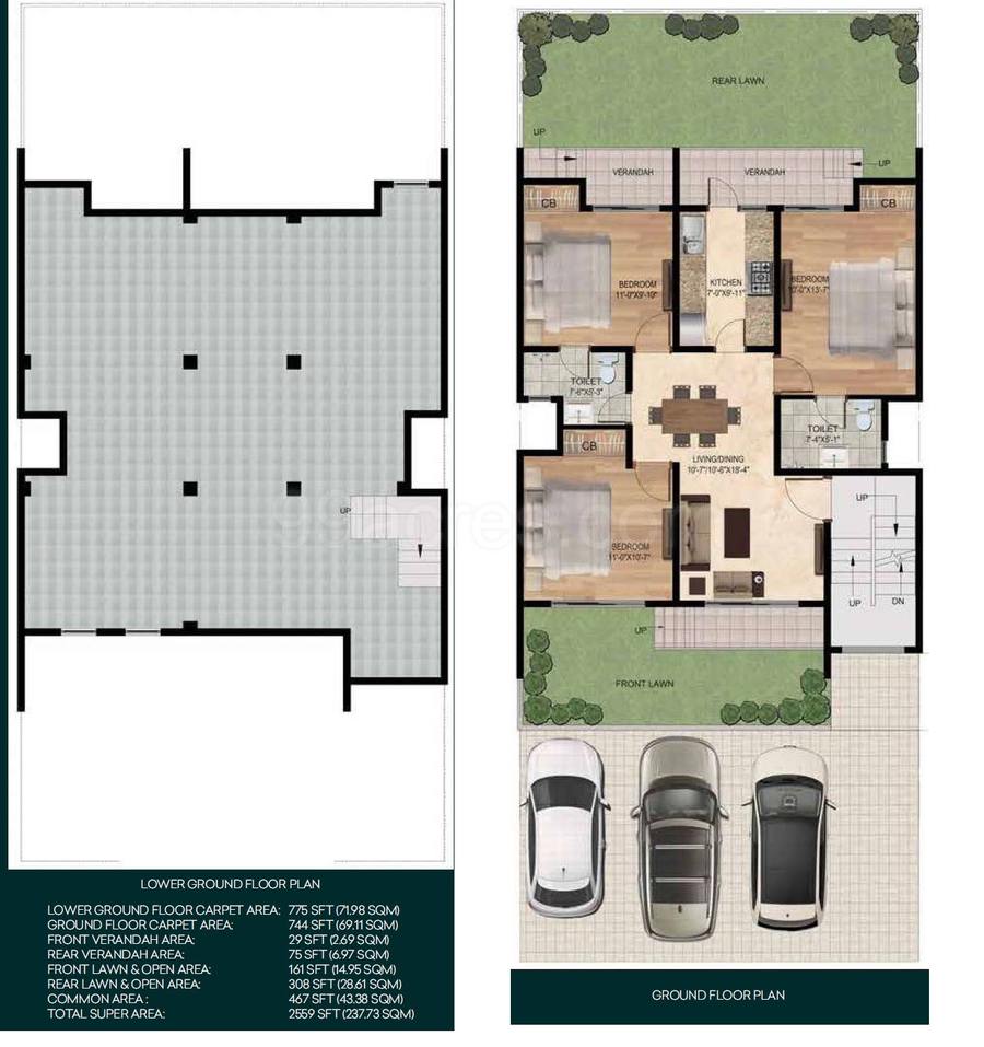 Floor plan, Central Park Flower Valley Flamingo Floors