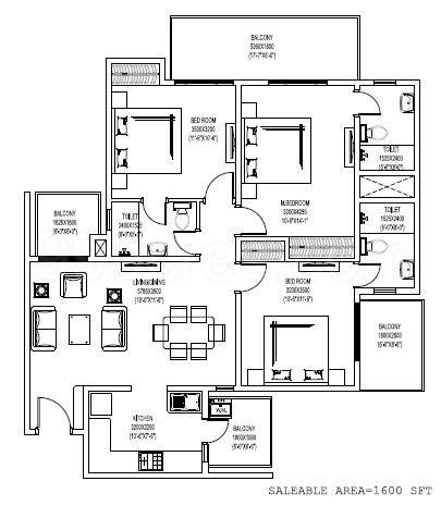 Floor plan, Central Park Flower Valley