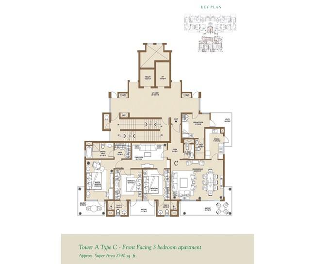 Floor plan, Central Park Resorts