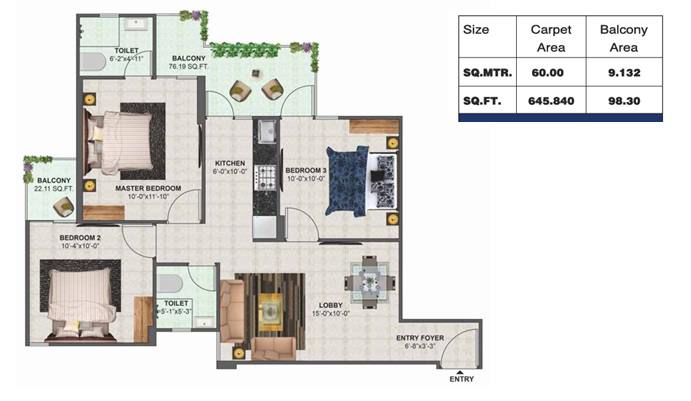 Floor plan, Conscient Habitat Prime