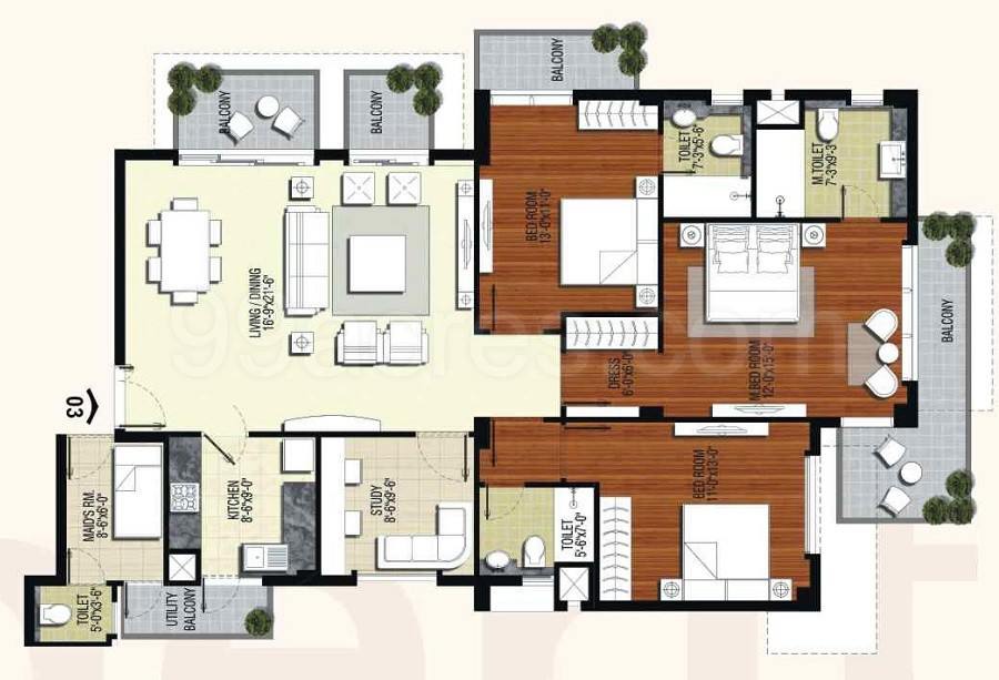 Floor plan, Conscient Heritage Max