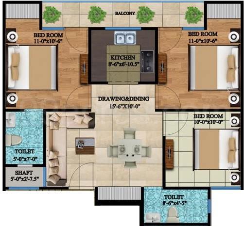 Floor plan, Deep Homes