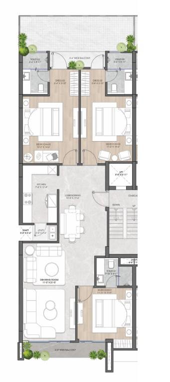 Floor plan, Designer Floors by EON7