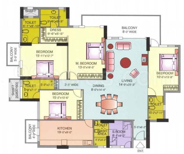 Floor plan, DLF The Icon
