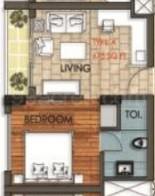 Floor plan, Elan Mercado