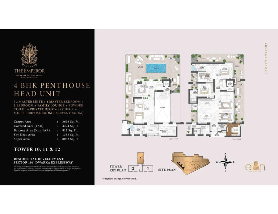 Floor plan, Elan The Emperor