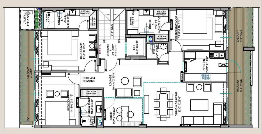 Floor plan, Floors By Sabharwal Associates