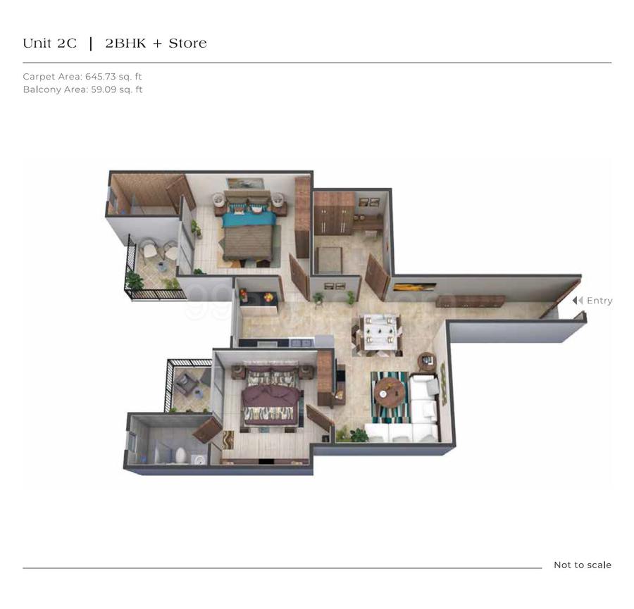 Floor plan, Ganga Tathastu