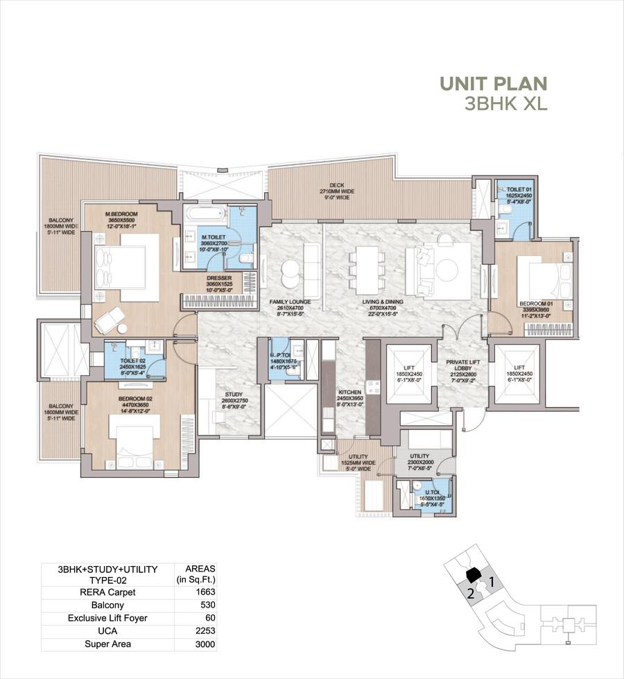 Floor plan, HCBS Twin Horizon