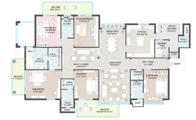 Floor plan, Indiabulls Enigma