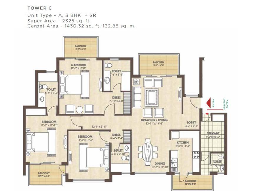 Floor plan, Kashish Manor One