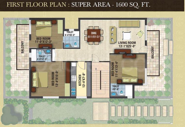 Floor plan, Landmark Avenue