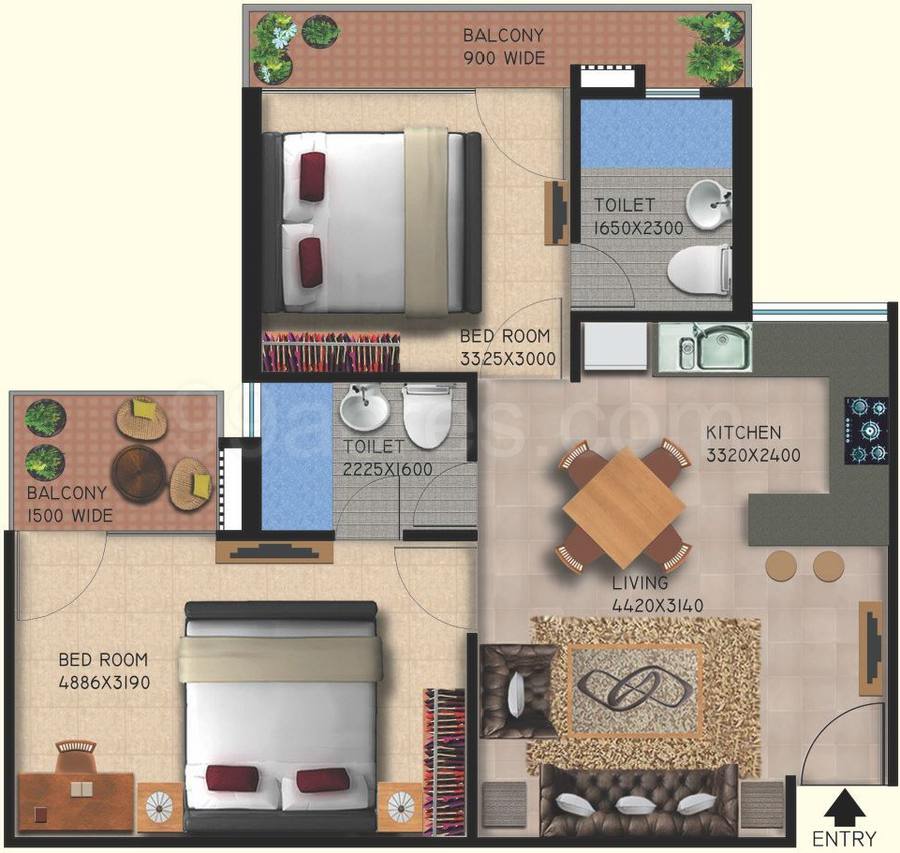 Floor plan, Lotus Homz