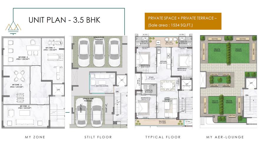 Floor plan, M3M Antalya Hills