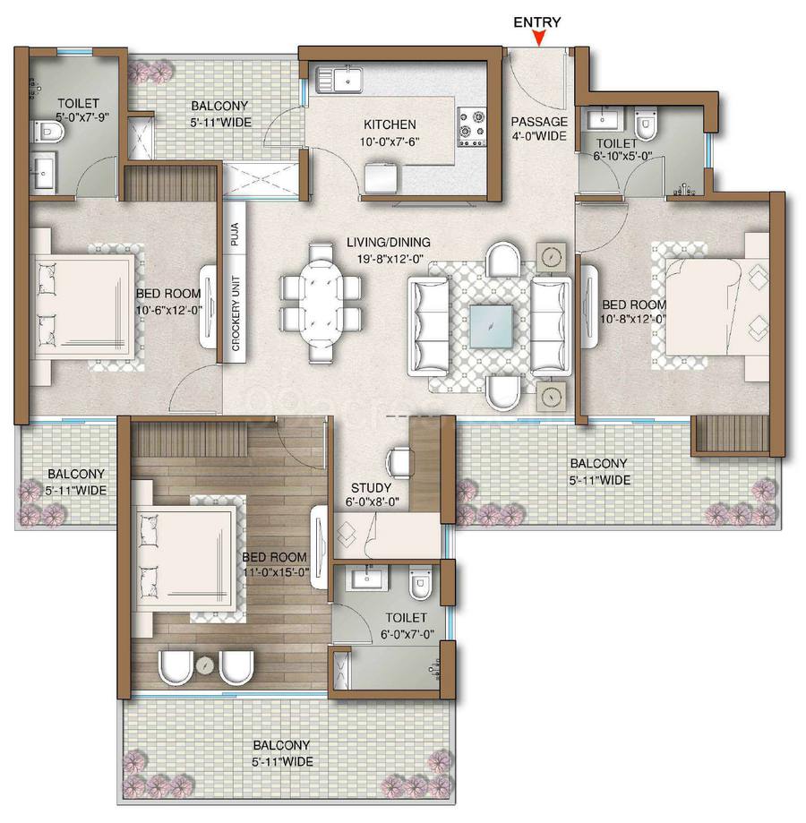 Floor plan, M3M Capital
