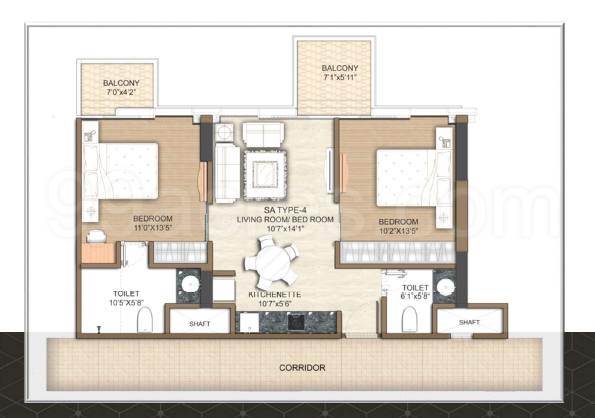 Floor plan, M3M My Den