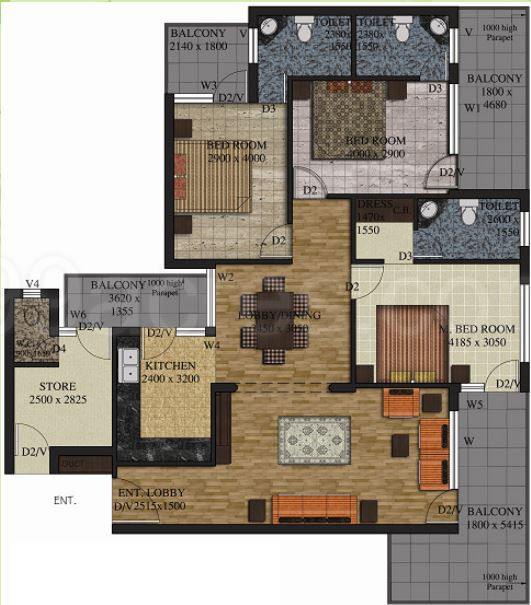 Floor plan, Maxworth Premier Urban