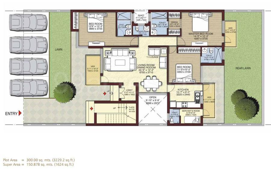 Floor plan, Nirvana Cedar Crest