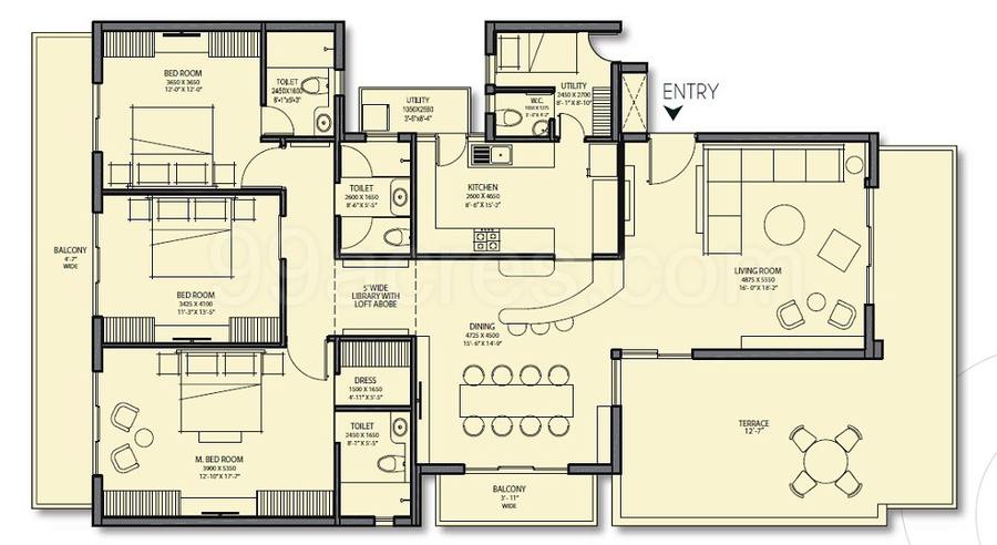 Floor plan, Orion Galaxy