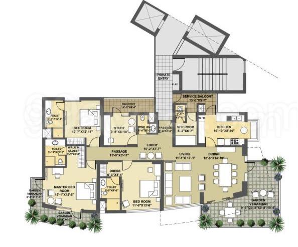 Floor plan, Pioneer Urban Presidia