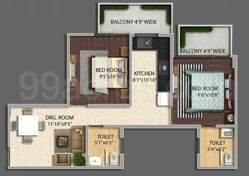 Floor plan, Pyramid Urban Homes