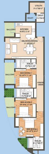 Floor plan, Raheja Revanta