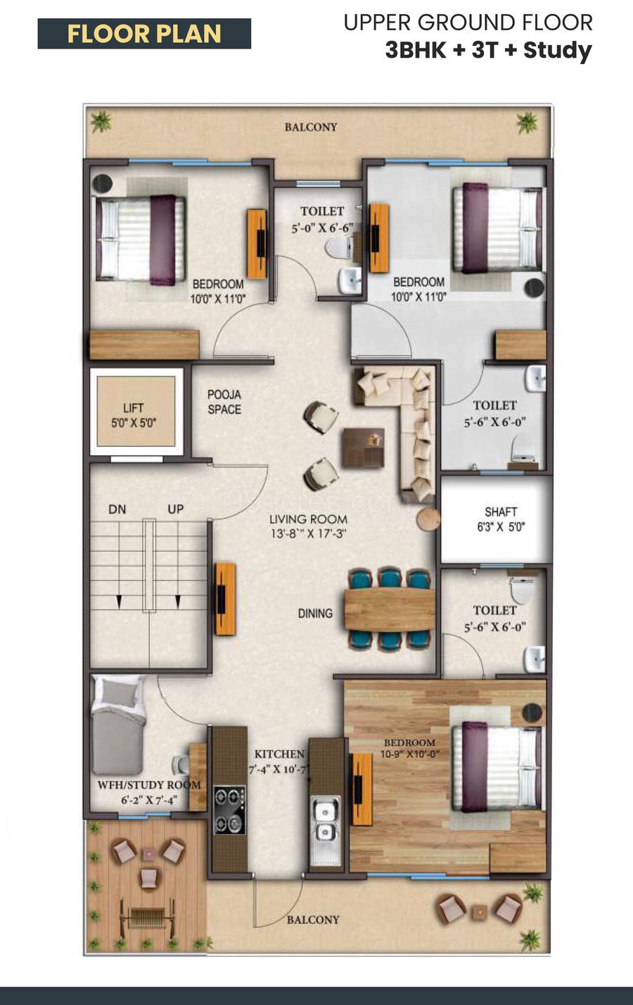 Floor plan, ROF Insignia Park