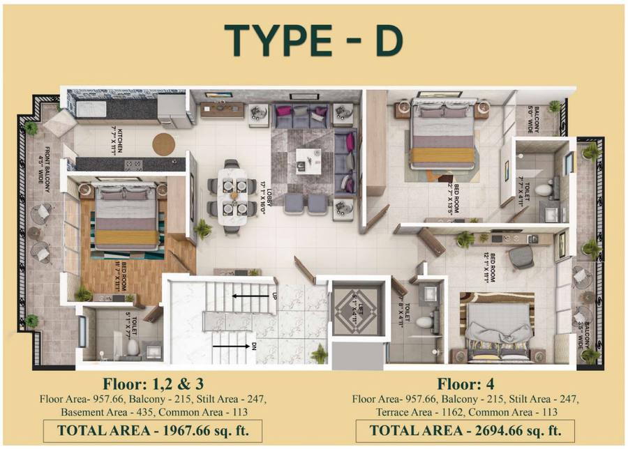 Floor plan, ROF Pravasa