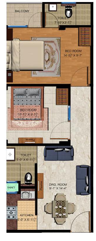 Floor plan, Sagar Homes